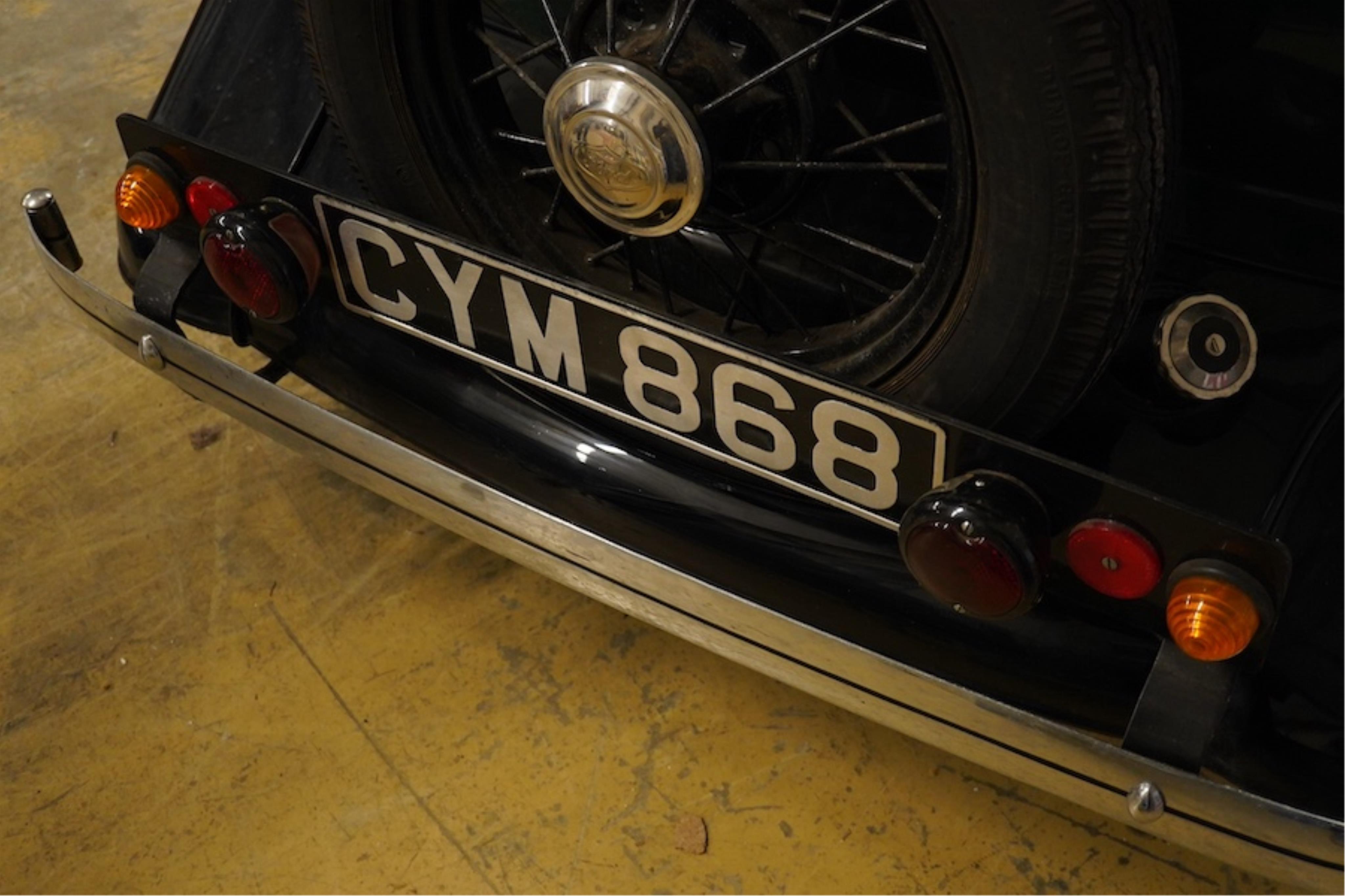 A 1936 Ford Model Y saloon, reg. no. CYM868, 885cc, dark green, odometer showing 93,057 miles. Restored by the late owner, to a very high standard and winner of seven Concours d’Elegance awards